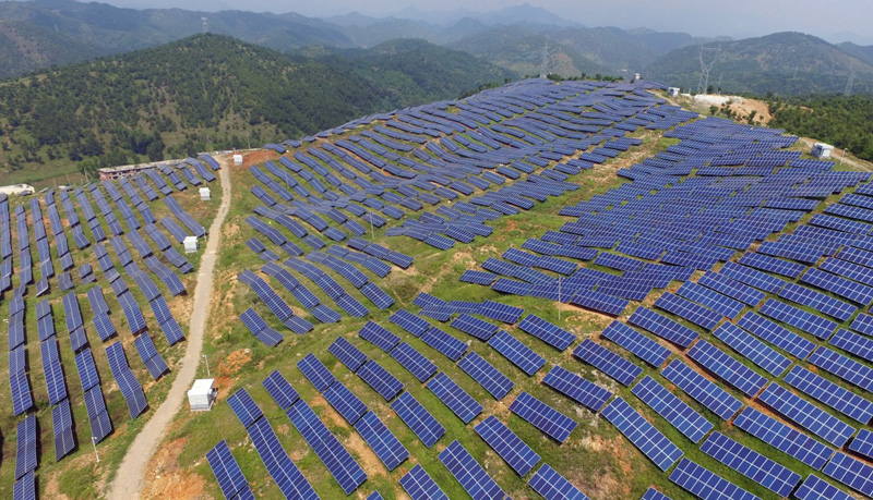太陽能山地電站圖片/太陽能山地電站樣板圖 (3)
