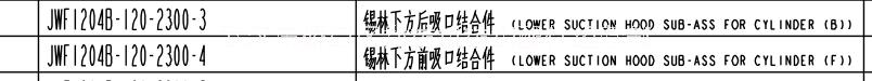 郑州纺机清梳联/梳棉机/纺机配件生产厂家批发JWF1216-2300-5锡林下方后吸口结合件/纺织配件