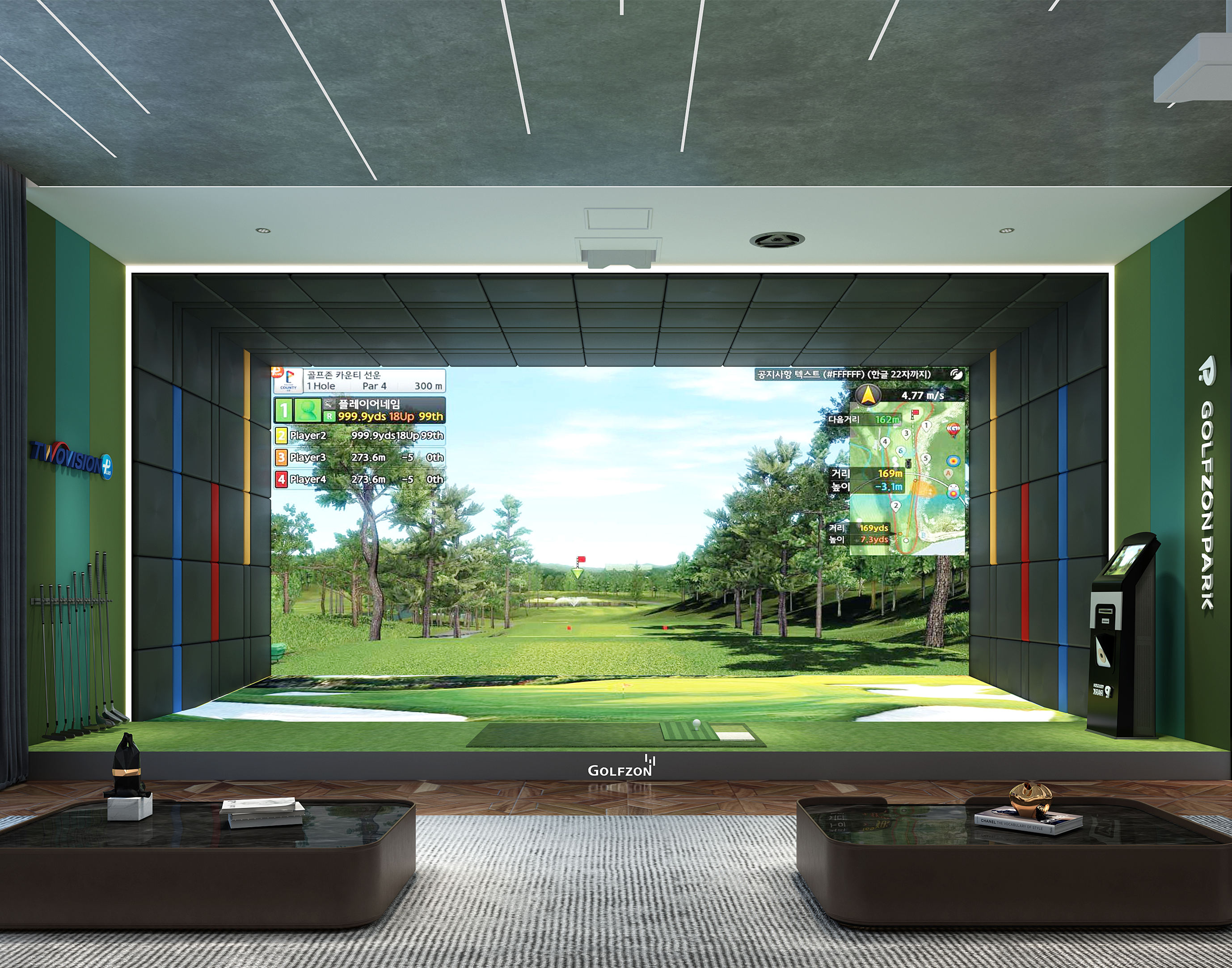 模拟高尔夫GOLFZON 高尔夫模拟器 VISION PLUS 高尔夫尊模拟器图片