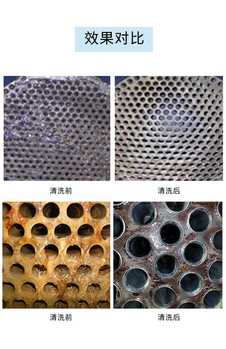 换热器清洗效果