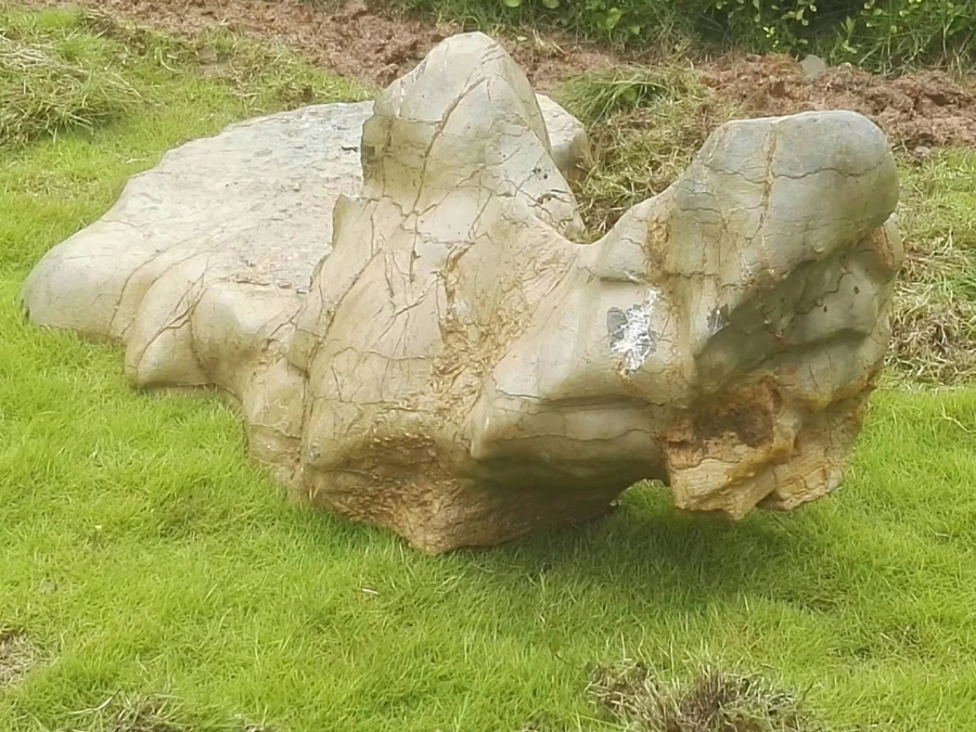 大型天然园林景观石   绵阳景观石 园林设计 造型好 庭院别墅风景石切片图片