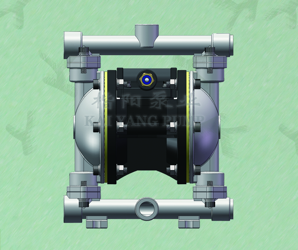 上海楷陽不銹鋼材質(zhì)氣動隔膜泵