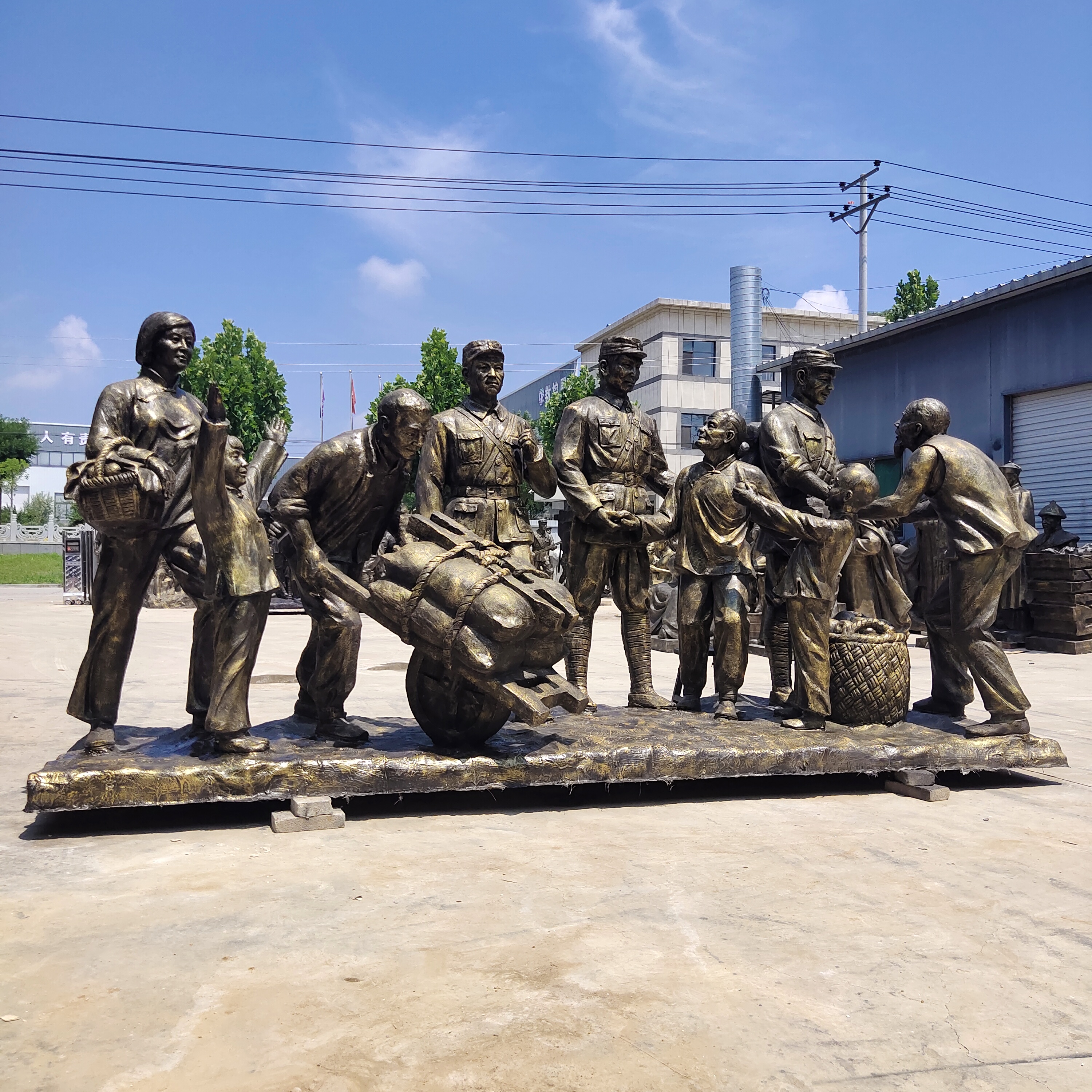 保定市铸铜人物雕塑厂家河北铸铜人物雕塑厂家批发-加工厂家-哪家好【曲阳县通锦园林雕塑有限公司】