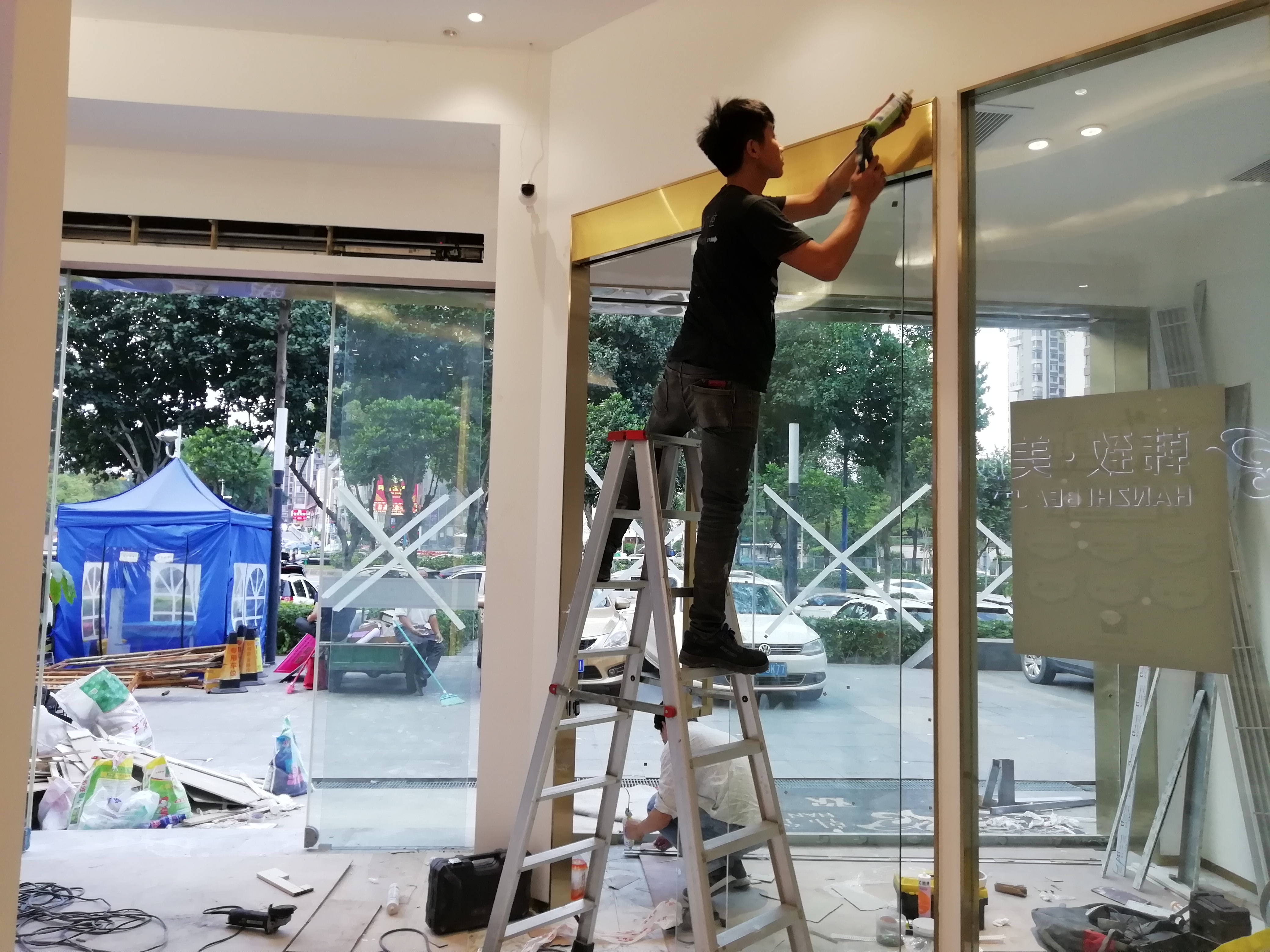 玻璃自動(dòng)門圖片/玻璃自動(dòng)門樣板圖 (3)