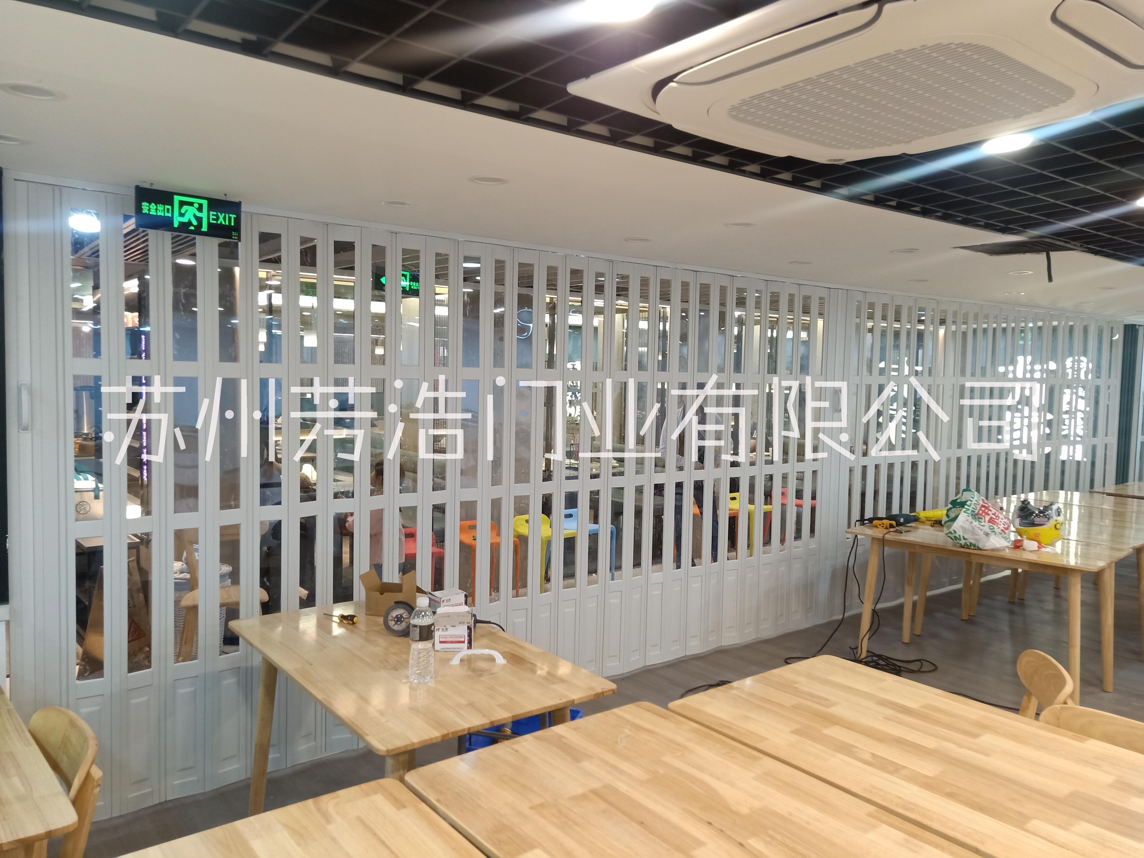 PVC折疊門圖片/PVC折疊門樣板圖 (1)