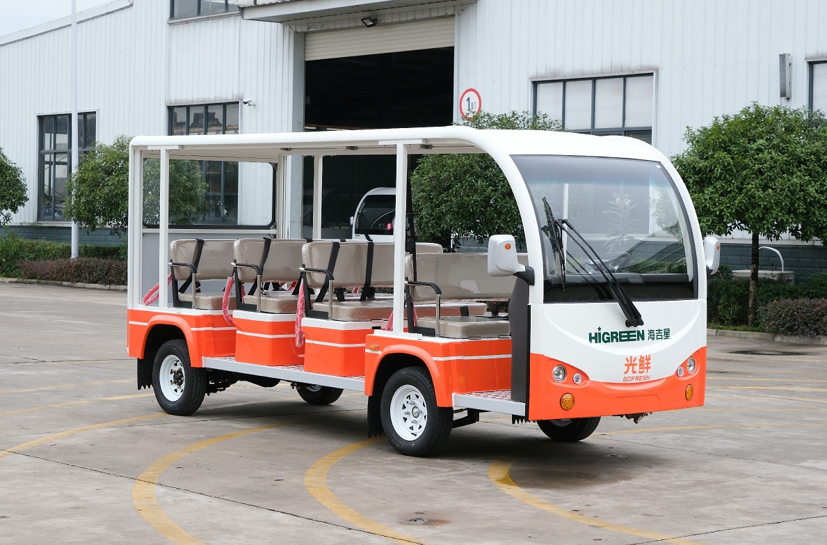 11座電動(dòng)觀光車(chē)（T型11人）敞開(kāi)式圖片