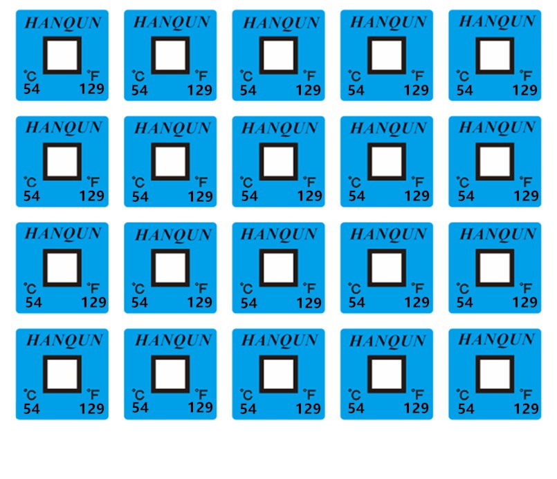 HWDJ-54变色测温纸瀚群不可逆测温贴片图片