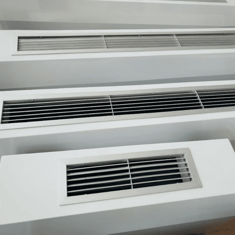 臥式明裝風機盤管靜音冷暖兩用