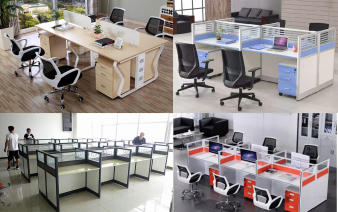 廠家批發(fā)零售定做辦公桌椅職員工位會(huì)議桌老板桌電商客服桌椅