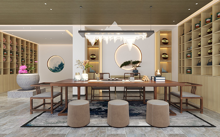 茶葉店裝修設(shè)計(jì)圖片/茶葉店裝修設(shè)計(jì)樣板圖 (4)