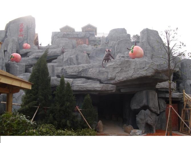 水泥溶洞假山 園林室外裝飾假山施工定制