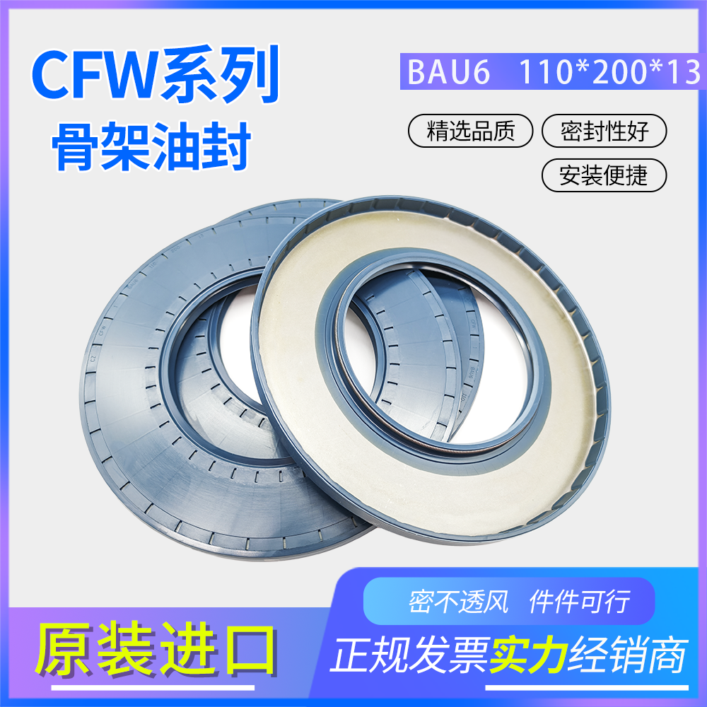 科德寶FREUDENBERG 110*200*13 CZ CFW 1原裝骨架油封 BAU6 CZ CFW 1