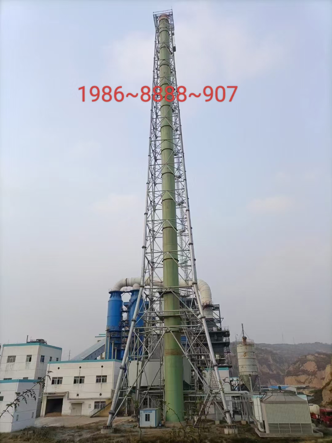 中意玻璃鋼煙囪，中意玻璃鋼煙囪價(jià)格，中意玻璃鋼煙囪廠家，中意玻璃鋼煙囪直銷(xiāo)圖片
