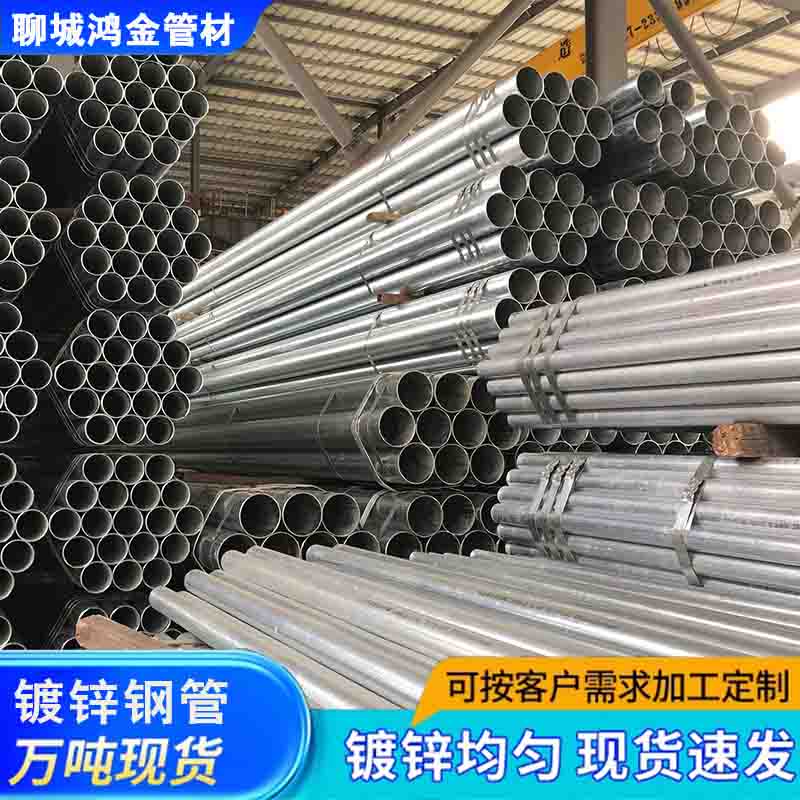 大棚管鍍鋅方矩管Q235*20*20*2mm熱鍍鋅方矩管