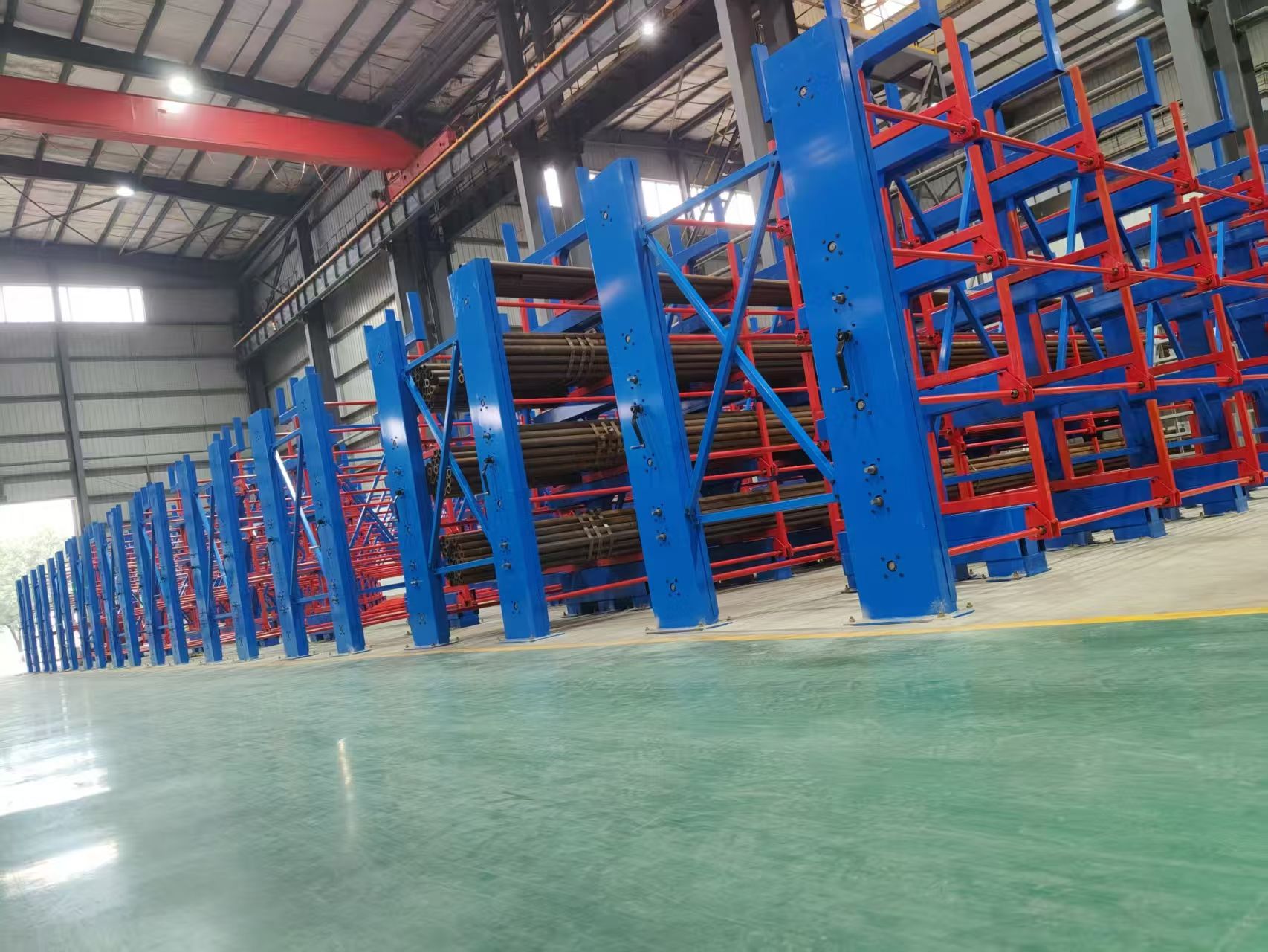 佛山 可調(diào)伸縮式懸臂貨架安裝價格 智能立體存儲架批發(fā)廠商