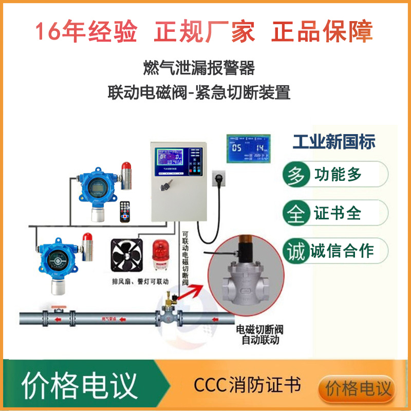 新國-標(biāo)防爆天然氣氣體探測器 在線實時監(jiān)測 帶消防