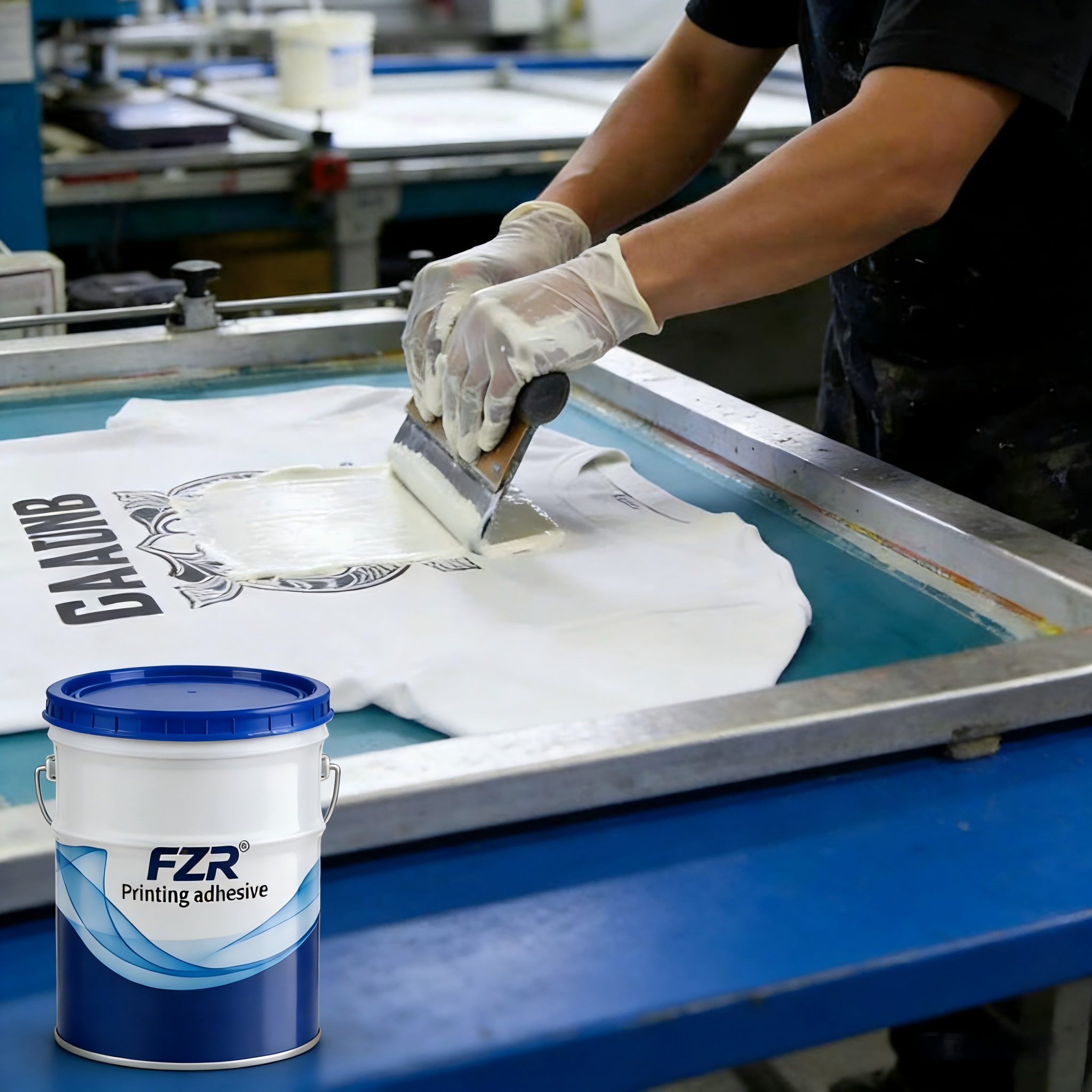 水性聚氨酯印花膠漿價(jià)格 FZR-639型號(hào) 聚氨酯印花膠漿 @東莞市福澤榮環(huán)保材料科技有限公司圖片