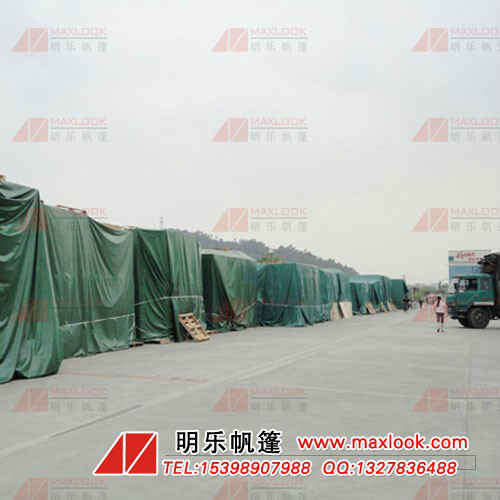 明樂(lè)防水帆布廠家 貨場(chǎng)防雨蓋布
