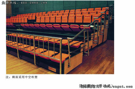 供應(yīng)體育場館的移動看臺椅