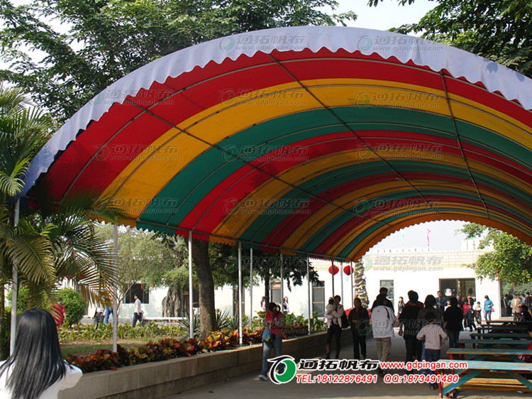 通拓篷布廠_惠州防水篷布_PVC透明篷布圍布加工