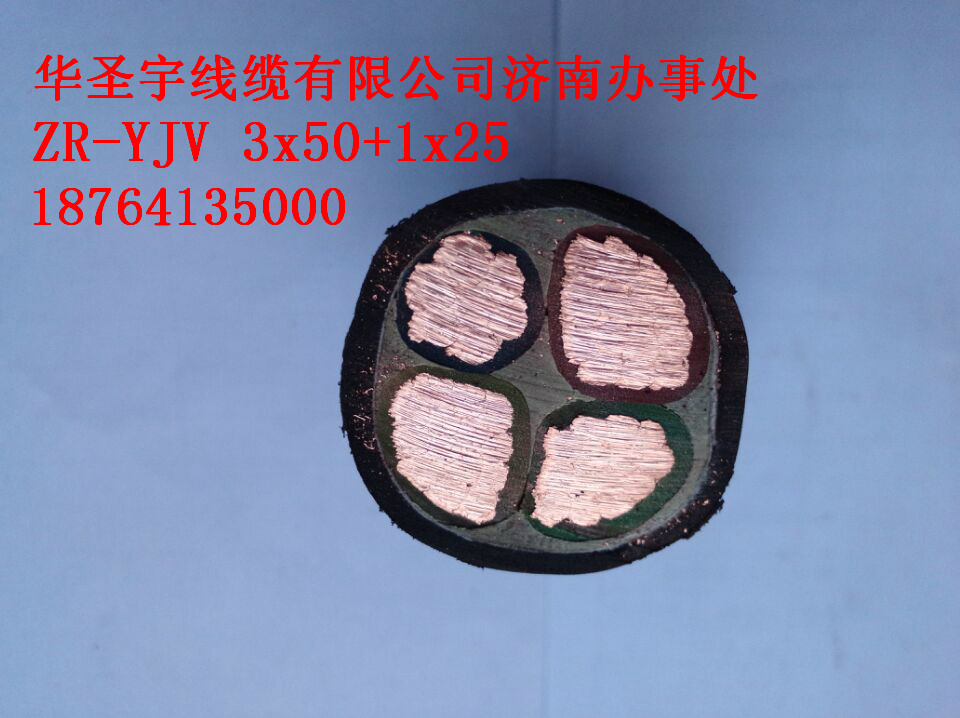 供應(yīng)用于電力敷設(shè)的電力電纜ZR-YJV3x50+1x25