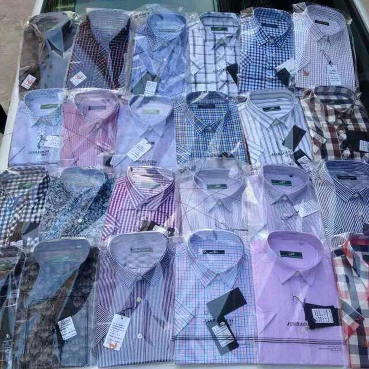 供應男士襯衫 短袖商務休閑襯衫 時尚純棉襯衣批發(fā)