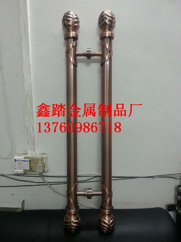 供應用于廣泛應用的豪華古銅別墅大門拉手定制廠家
