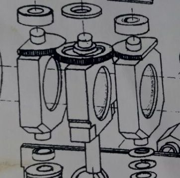 轉軸  排線器轉軸  卡軸承用轉軸
