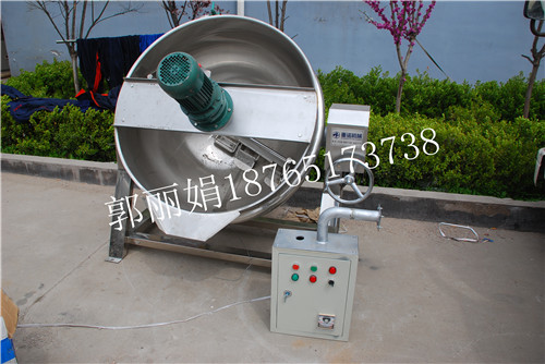 供應夾層鍋帶攪拌夾層鍋，可傾夾層鍋醬