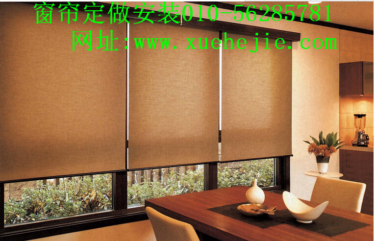 北京橫豎百葉簾北京卷簾定安裝
