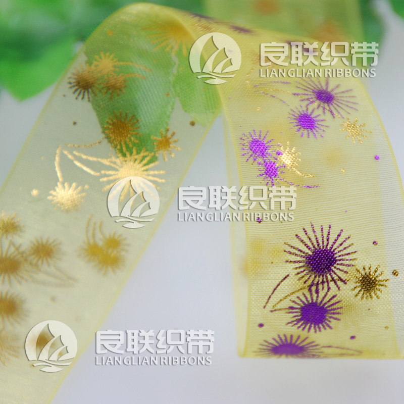 供應(yīng)印刷織帶良聯(lián)雪紗織帶印刷