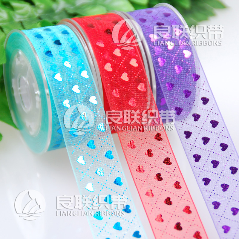 供應廈門織帶印刷雪紗織帶