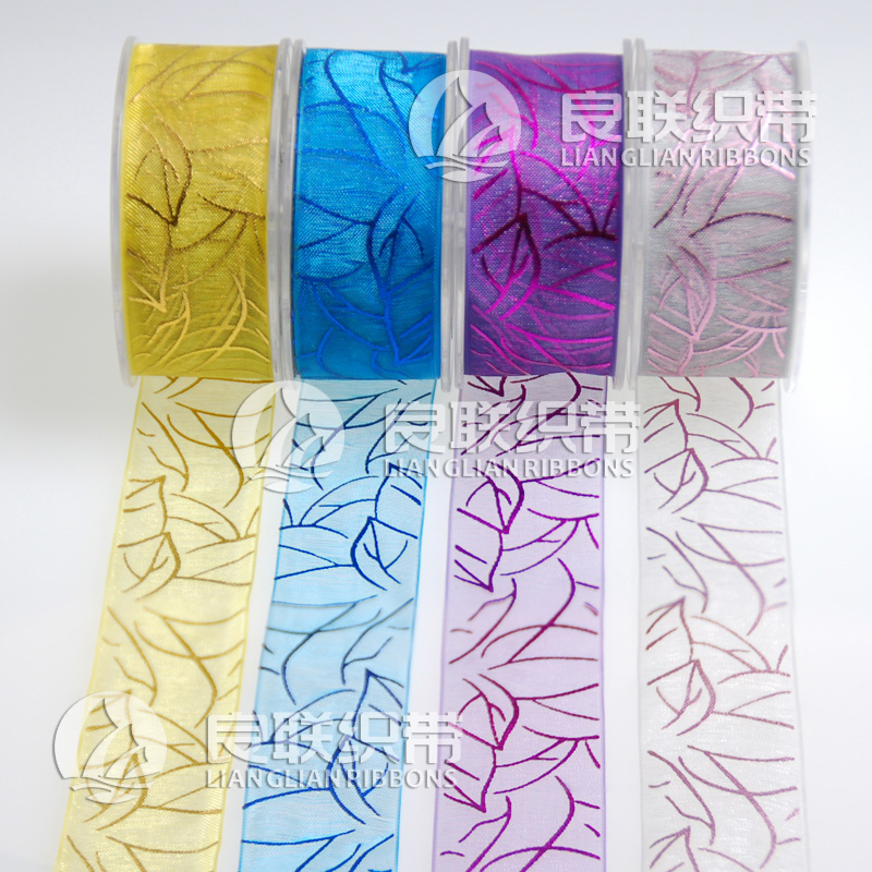 供應(yīng)雪紗織帶印刷織帶印刷可定制