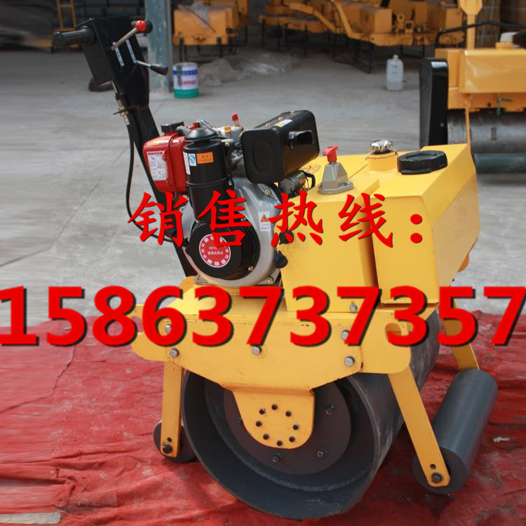 供應(yīng)浩鴻大輪徑手扶式壓路機(jī) 手推單鋼輪壓路機(jī) *的大優(yōu)惠！