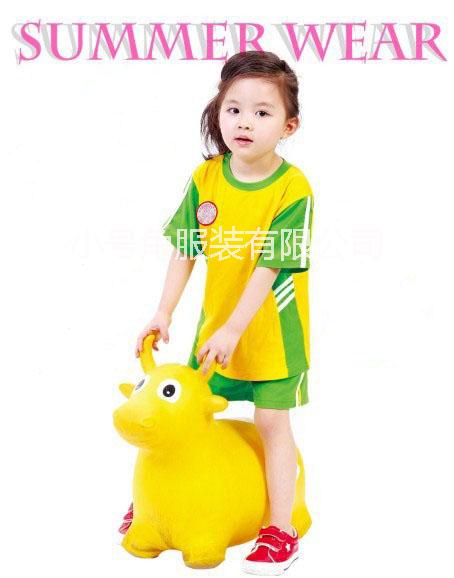 供應(yīng)新款潮流幼兒園服夏裝