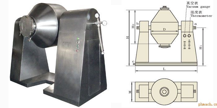 供應(yīng)雙錐真空回轉(zhuǎn)干燥機(jī)