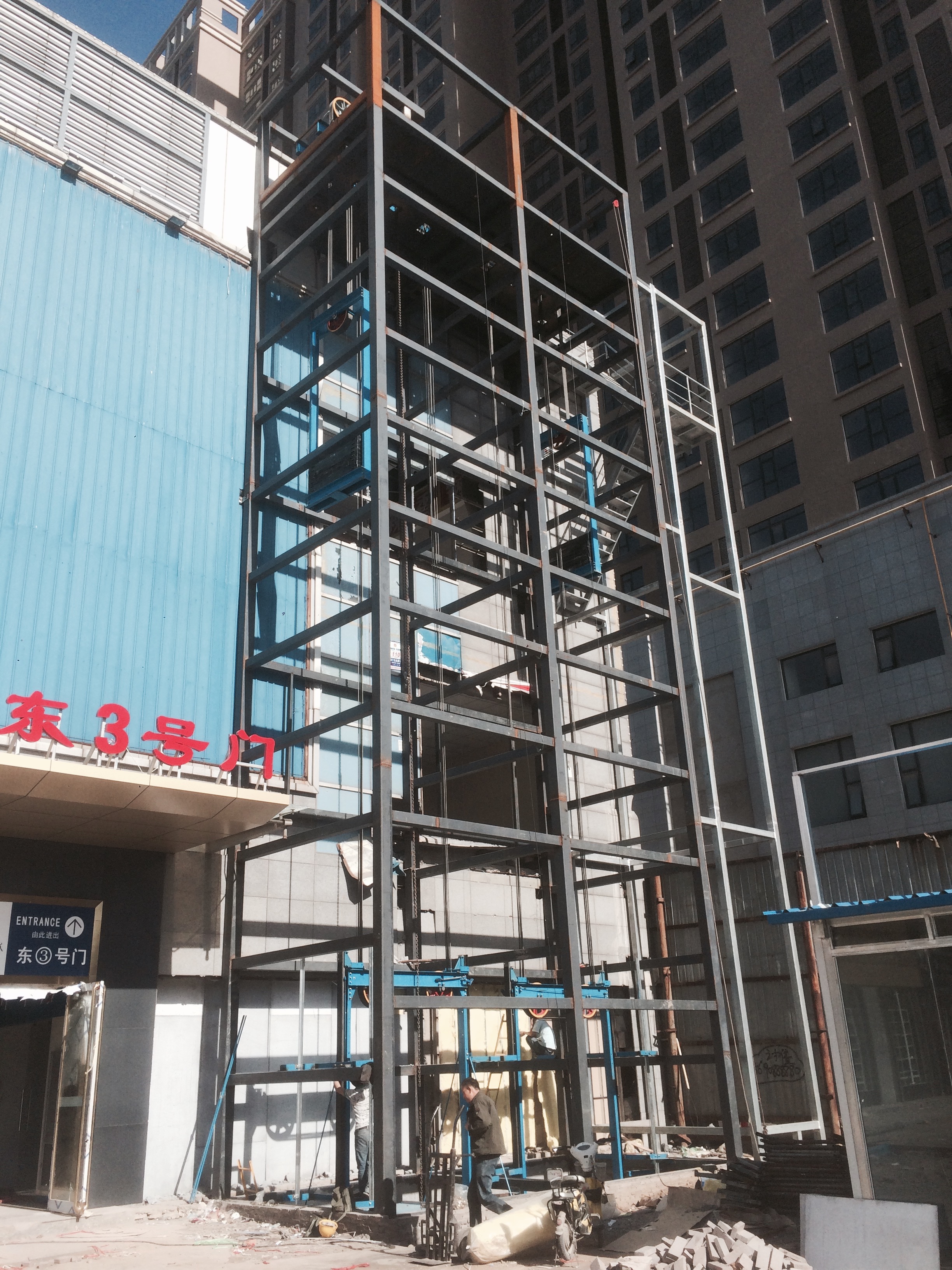 供應(yīng)載貨電梯鋼結(jié)構(gòu)井道/載貨電梯鋼架/貨梯鋼架/電梯井道