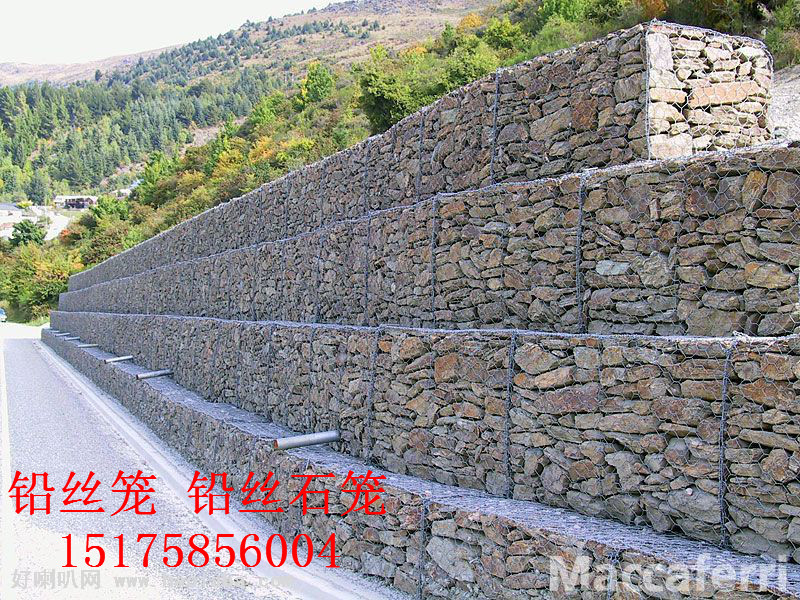 供應(yīng)用于水利工程的河道防洪護岸鉛絲籠  河流生態(tài)治理鉛絲石籠 鉛絲石籠網(wǎng)箱擋墻砌筑
