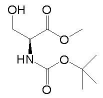 供應(yīng)用于*的BOC-L-絲氨酸甲酯，2766-43-0