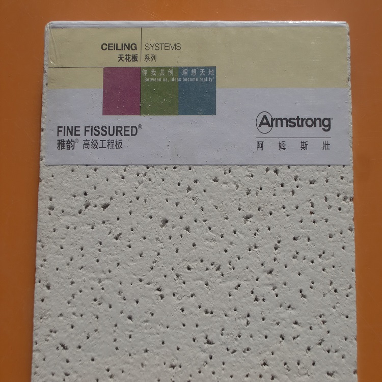 供應(yīng)阿姆斯壯毛毛蟲礦棉板雅韻吸音板600x1200x16mm天花板