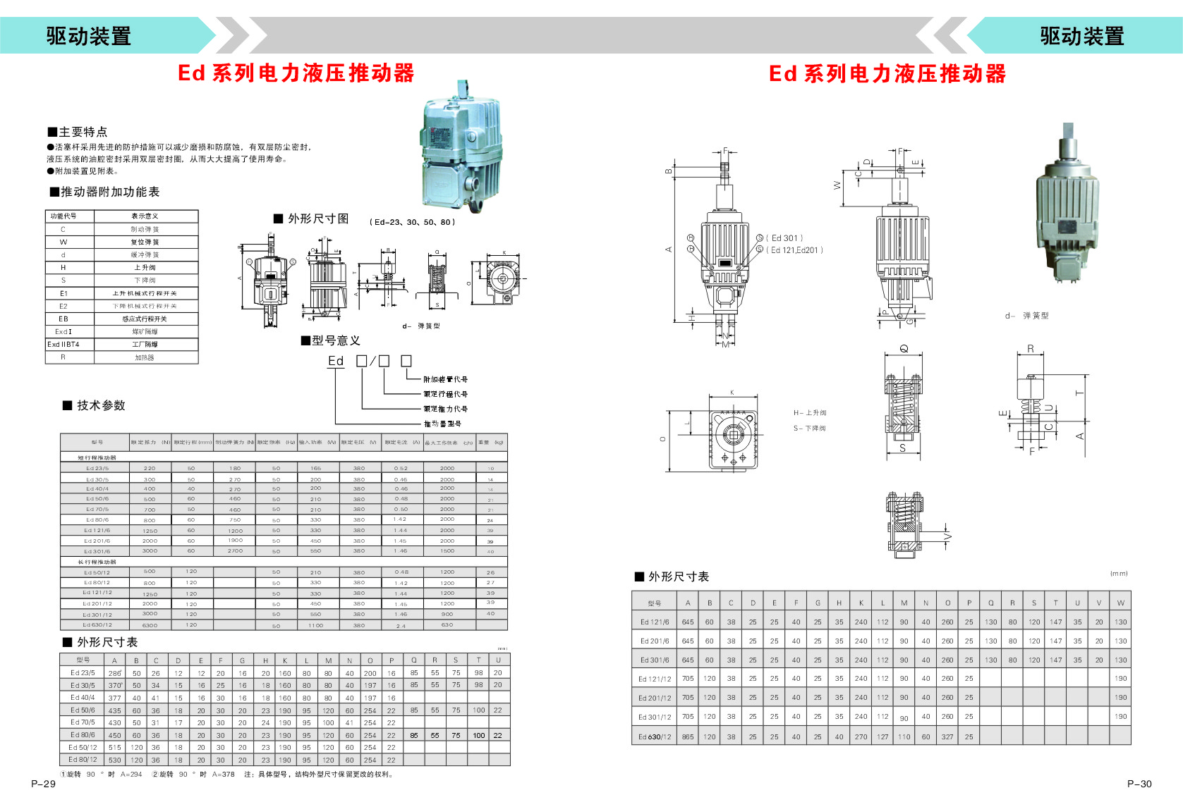 廠家供應用于起重機的ED推動器