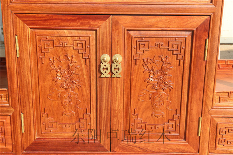 供應(yīng)花邊茶水柜東陽(yáng)紅木家具茶水柜卓瑞紅木家具茶水柜非花茶水柜