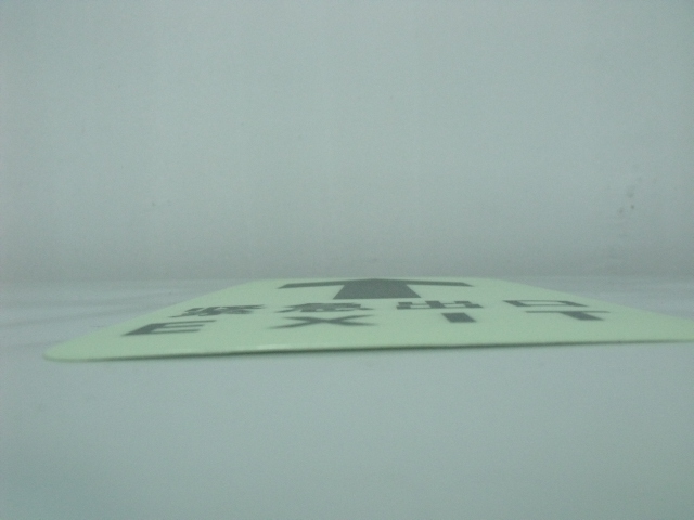 供應(yīng)夜光磨砂地貼導(dǎo)向牌蓄光逃生背膠標(biāo)志 工廠地面通道出口夜光導(dǎo)向牌