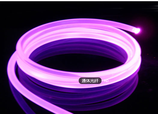 6mm乳白色通體光纖 加濕器裝飾導(dǎo)光帶，發(fā)光條