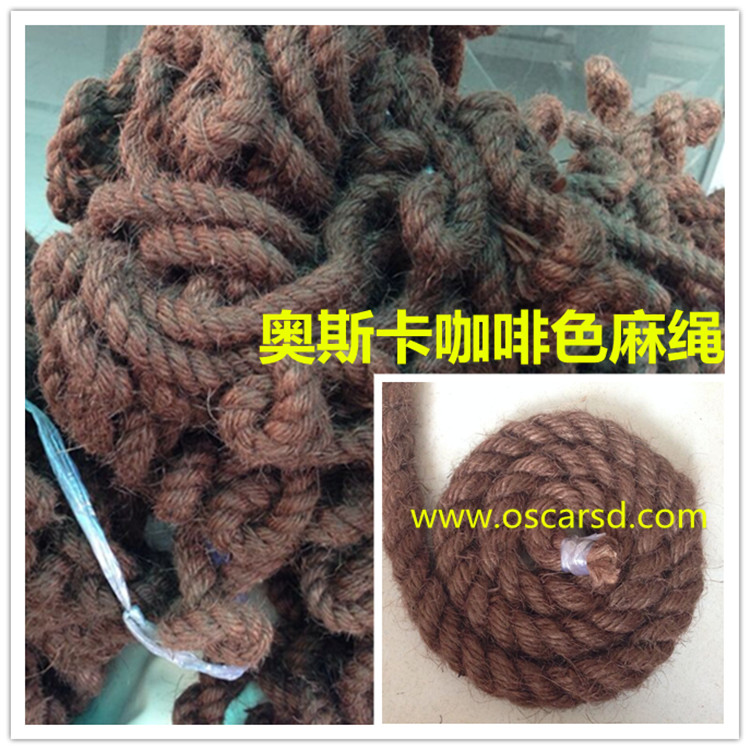 供應(yīng)用于裝修，工藝品|捆扎，安全繩的麻繩、麻蠟線、三股扭拔河繩
