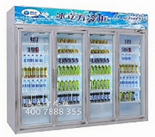 深圳冷柜廠家供應(yīng)用于超市飲料冷藏的超市四門展示冷藏冷柜 深圳超市四門展示冷藏冷柜