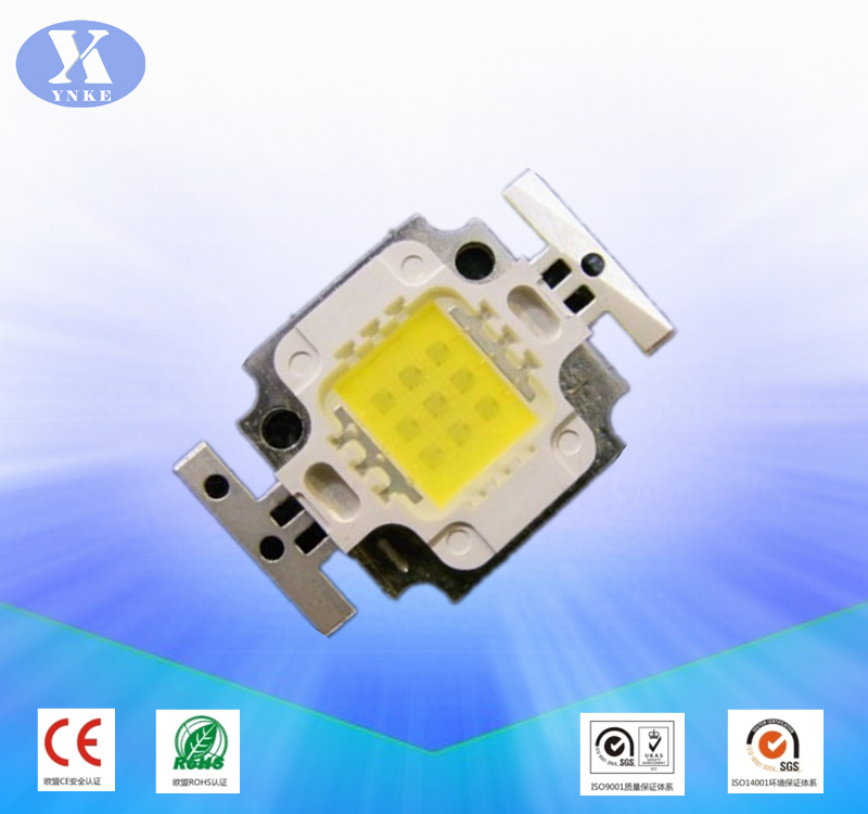 供應(yīng)10W大功率白光貼片 普瑞45芯片10W集成大功率