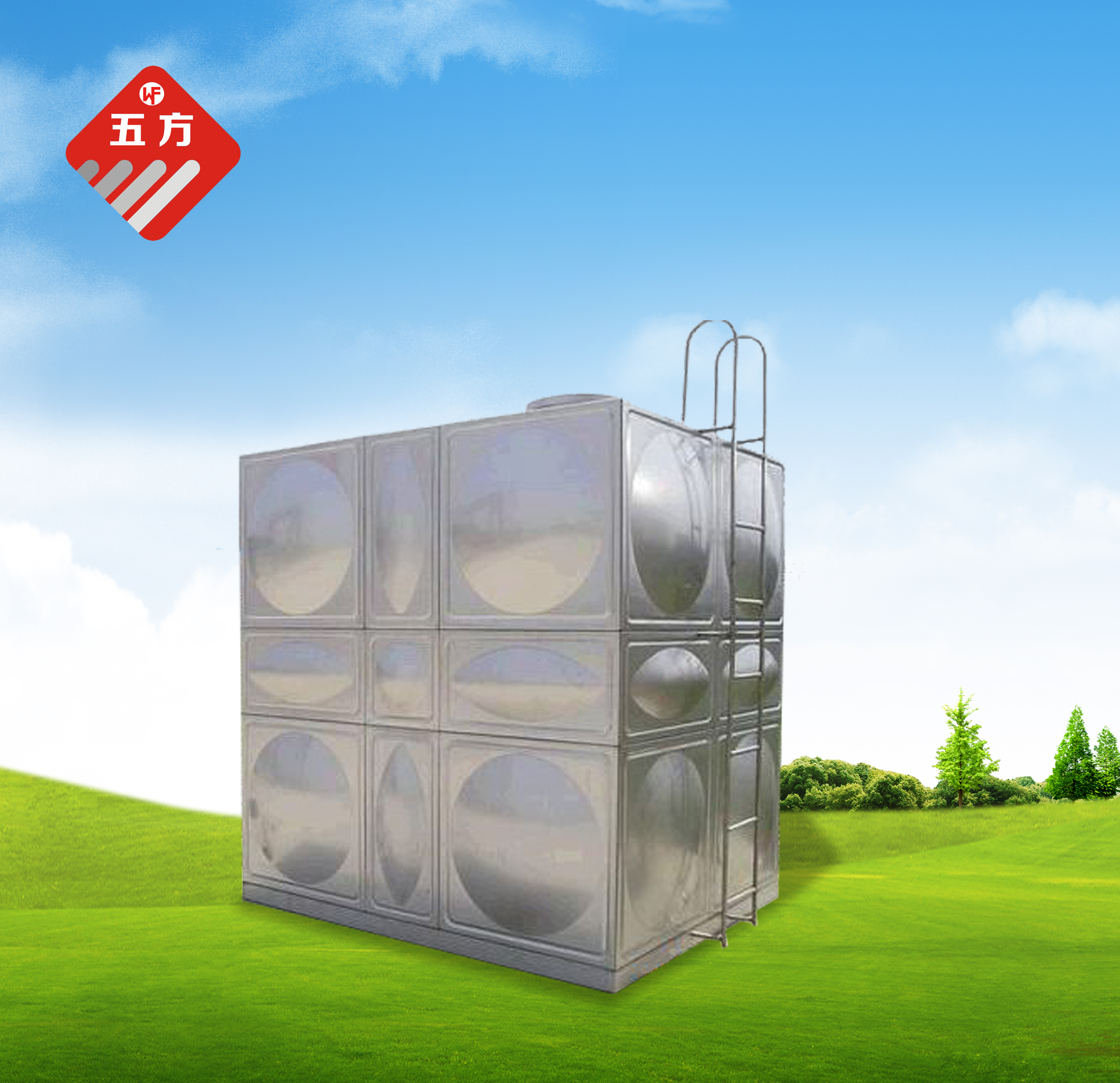 供應(yīng)用于沖壓板的江西組合式方形水箱