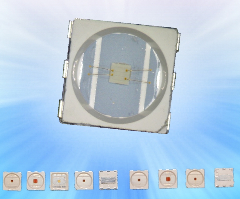 供應貼片發(fā)光管5050綠光 0.5W5050綠光貼片