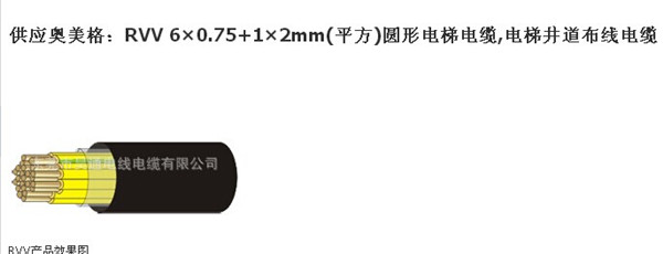 供應(yīng)用于的電梯井道布線電纜圓形